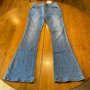 Flare Leg Fitted Womens Jeans